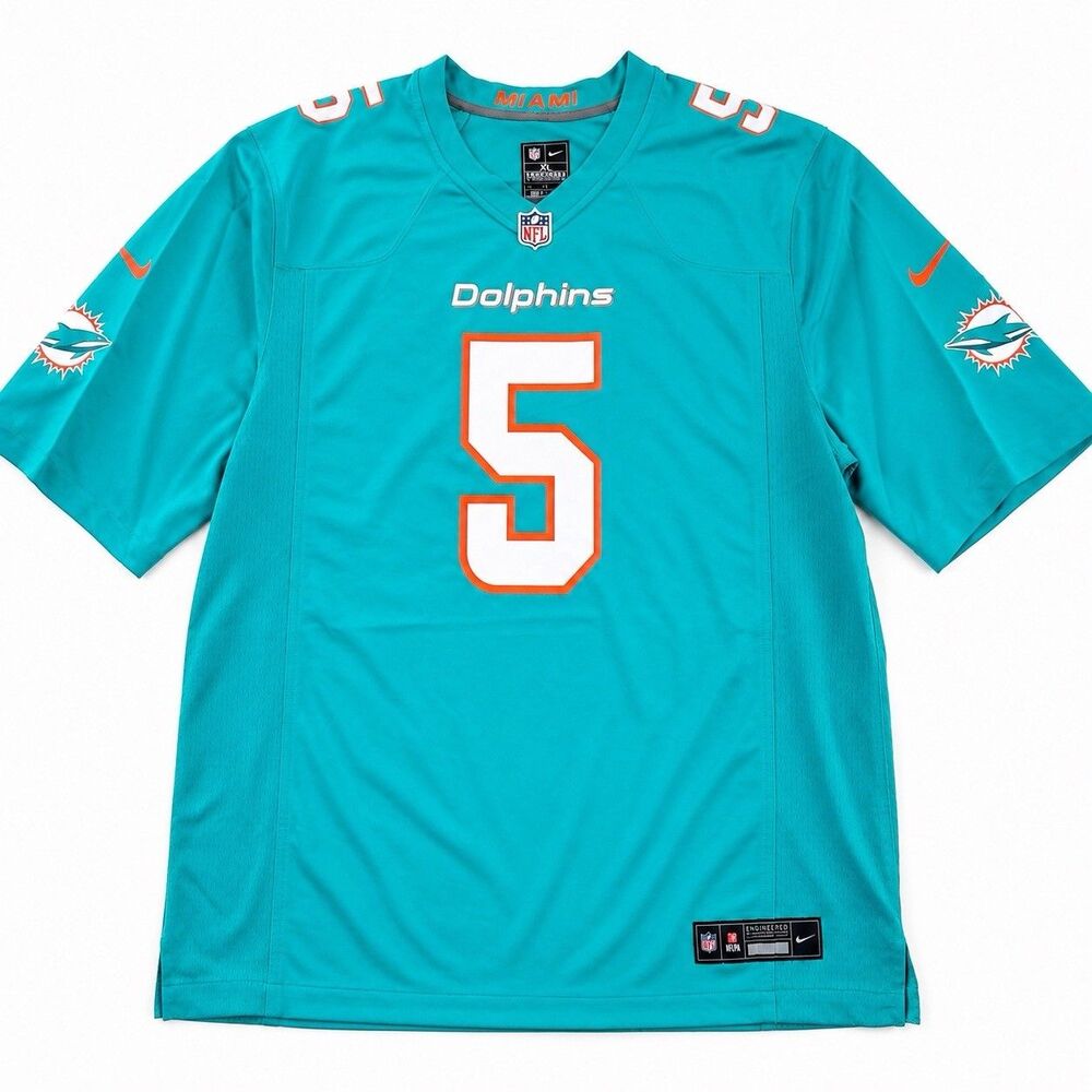 Nike Jalen Ramsey #5 Miami Dolphins NFL Game Jersey Men Sz XL NWT